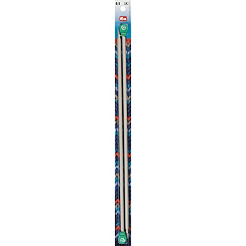 Prym 191482 Jackenstricknadeln ALU 40 cm 6,50 mm grau Jackenstricknadel, Aluminium, 6,5 mm von Prym