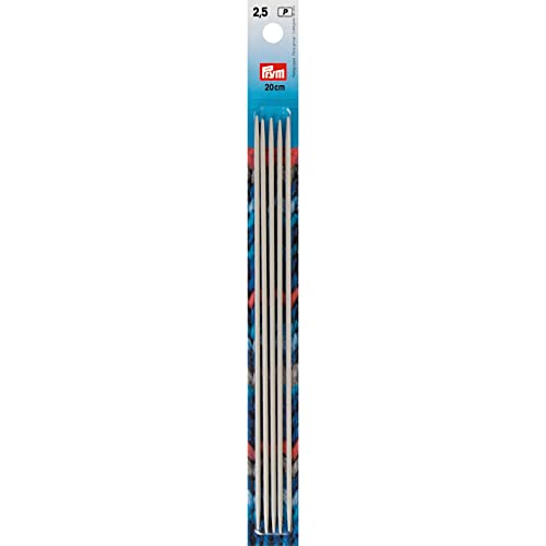 Prym 191488 Strumpfstricknadeln, Grau, 20 cm x 2.5 mm, 5 Count Prym 191488 Strumpfstricknadeln, Grau, 20 cm x 2.5 mm, 5 Count von Prym