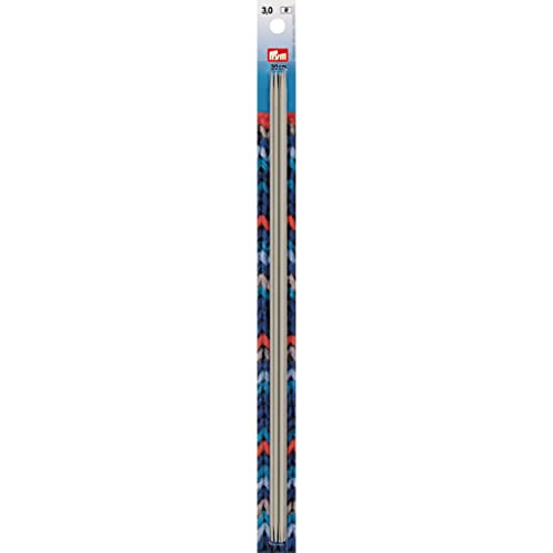 Prym 191557 Strumpfstricknadeln ALU 30 cm 3,00 mm grau Strumpfstricknadel, Aluminium, 3 mm Prym 191557 Strumpfstricknadeln ALU 30 cm 3,00 mm grau Strumpfstricknadel, Aluminium, 3 mm von Prym