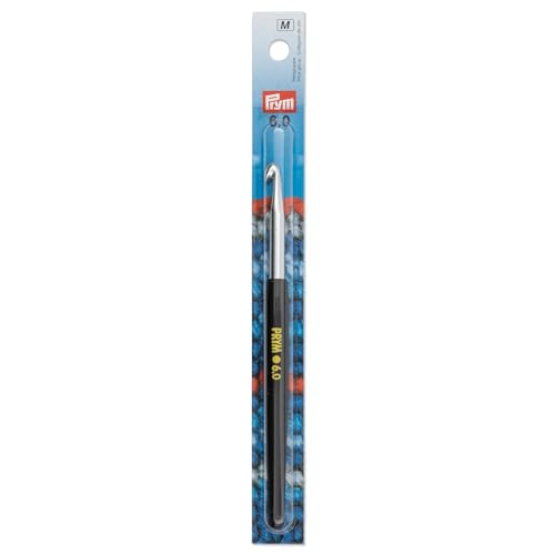 Prym 195179 Woll-Häkelnadeln Soft-Griff Alu 14 cm 6,00 mm von Prym