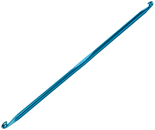 Prym 195288 Häkelnadeln doppelseitig 25 cm 6,00 mm Tunesische Häkelnadel, Aluminium, türkis, 6 mm Prym 195288 Häkelnadeln doppelseitig 25 cm 6,00 mm Tunesische Häkelnadel, Aluminium, türkis, 6 mm von Prym