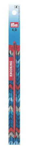 Prym 195904 Knooking Nadel ALU 4,00 mm, rot von Prym
