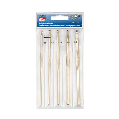 Prym 195990 Häkelnadel-Set, Aluminium, 2,50-5,00 mm, new gold Prym 195990 Häkelnadel-Set, Aluminium, 2,50-5,00 mm, new gold von Prym