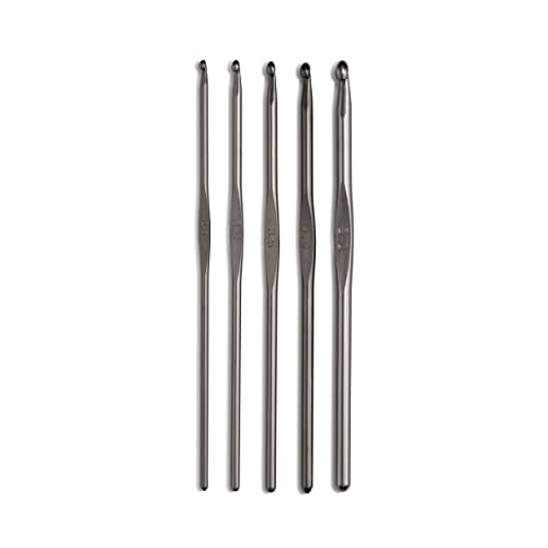 Prym 195991 Häkelnadel-Set, Aluminium, 2,50-5,00 mm, gunmetal Prym 195991 Häkelnadel-Set, Aluminium, 2,50-5,00 mm, gunmetal von Prym