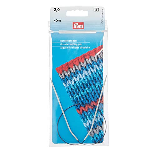 Prym 211200 Rundstricknadeln ALU 40 cm 2,00 mm grau Prym 211200 Rundstricknadeln ALU 40 cm 2,00 mm grau von Prym