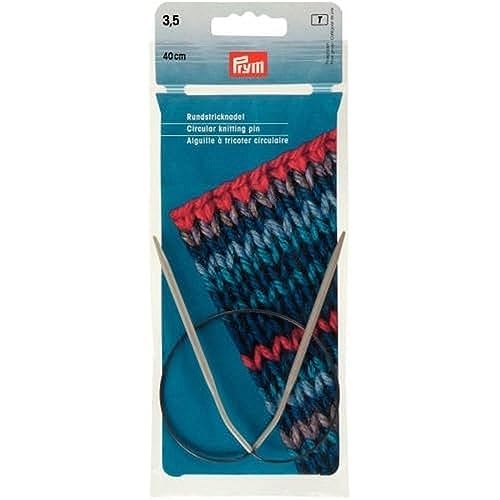 Prym 211245 Rundstricknadeln ALU 40 cm 3,50 mm grau von Prym