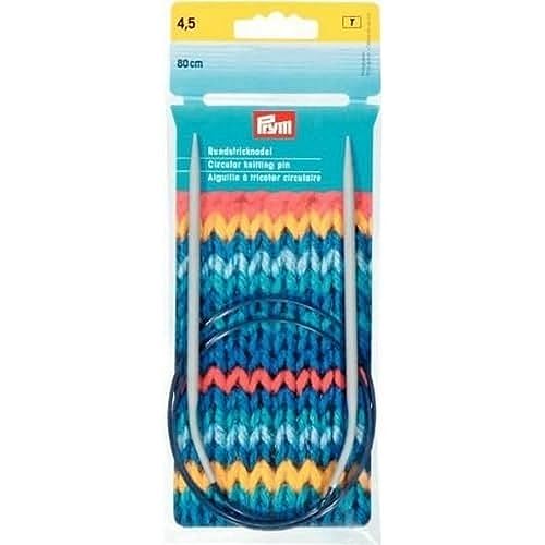 Prym 211266 Rundstricknadeln ALU 100 cm 4,00 mm grau von Prym