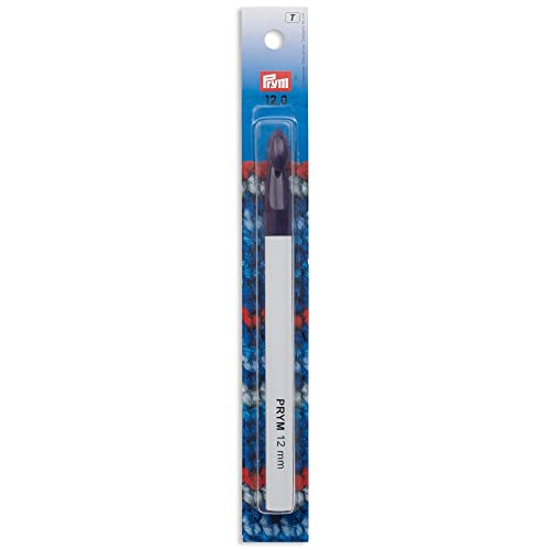 Prym 218.505 218505 Wolle Hook Nadeln, Metal, Grey, 17 cm Länge x 12 mm Stärke Prym 218.505 218505 Wolle Hook Nadeln, Metal, Grey, 17 cm Länge x 12 mm Stärke von Prym