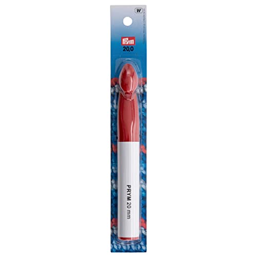 Prym 218507 Häkelnadeln ohne Griff KST 17 cm 20,00 mm grau Woll-Häkelnadel, Kunststoff, 20 mm Prym 218507 Häkelnadeln ohne Griff KST 17 cm 20,00 mm grau Woll-Häkelnadel, Kunststoff, 20 mm von Prym