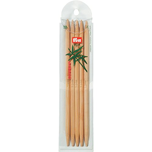 Prym 221218 Strumpfstricknadeln, 20 cm, 7,00 mm Strumpfstricknadel, Bambus, Natur, 7 mm (5 stück) Prym 221218 Strumpfstricknadeln, 20 cm, 7,00 mm Strumpfstricknadel, Bambus, Natur, 7 mm (5 stück) von Prym