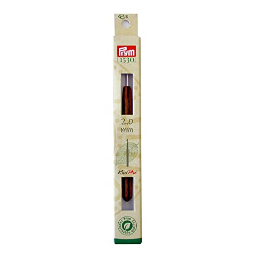 Prym 223510 Woll-Häkelnadel Natural 2,00 mm, Holz, mehrfarbig, 2 mm, 2,0 mm Prym 223510 Woll-Häkelnadel Natural 2,00 mm, Holz, mehrfarbig, 2 mm, 2,0 mm von Prym