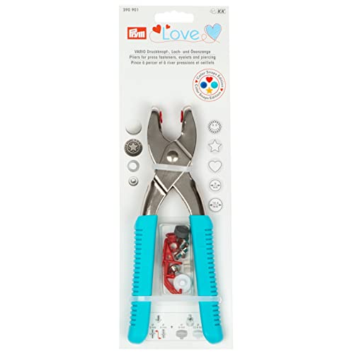 Prym 390901 Prym Love Vario-Zange mit Loch-/Color Snaps Werkzeug mint, Türkis Prym 390901 Prym Love Vario-Zange mit Loch-/Color Snaps Werkzeug mint, Türkis von Prym