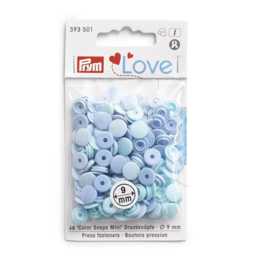 Prym 393.501 Press Fasteners, Polyoxymethylen: 100%, blau, One Size Prym 393.501 Press Fasteners, Polyoxymethylen: 100%, blau, One Size von Prym