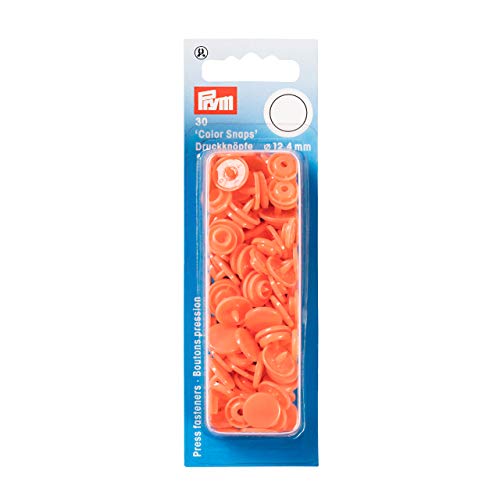 Prym 393117 Nähfrei Druckknopf Color Snaps rund 12,4 mm lachs, Kunststoff, 12.4 mm Prym 393117 Nähfrei Druckknopf Color Snaps rund 12,4 mm lachs, Kunststoff, 12.4 mm von Prym