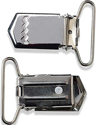 Prym 405.228 405228-1 Hosenträger Clips, Stahllegierung, Silber, Einheits Größe, 2 Count Prym 405.228 405228-1 Hosenträger Clips, Stahllegierung, Silber, Einheits Größe, 2 Count von Prym