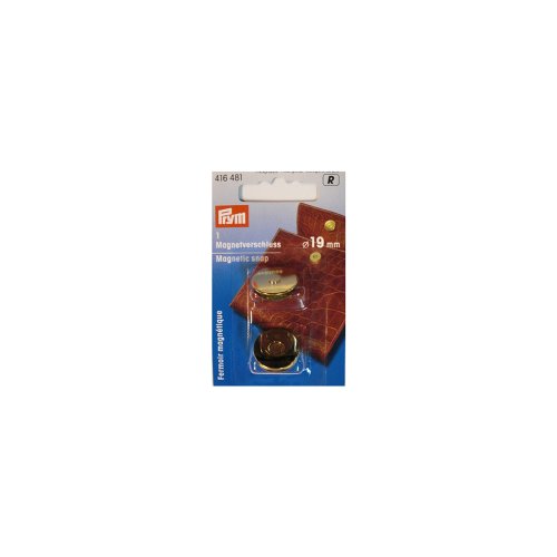 Prym 416481 19 mm goldfarbig Magnet Verschluss, Gold, Einheits Größe, 12 von Prym