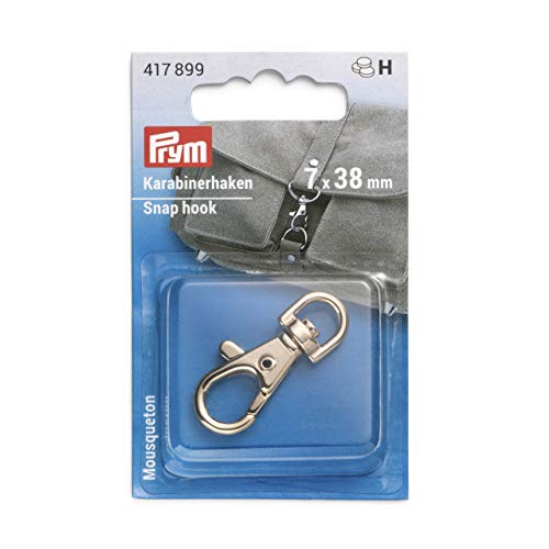 Prym 417899 7 x 38 mm New Gold Karabinerhaken, Zinklegierung Prym 417899 7 x 38 mm New Gold Karabinerhaken, Zinklegierung von Prym