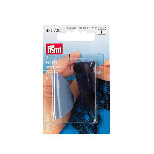 Prym 431700 Finger-Schützer, blau, pflaumenblau, hellblau, farbig sortiert, 2 Stück von Prym