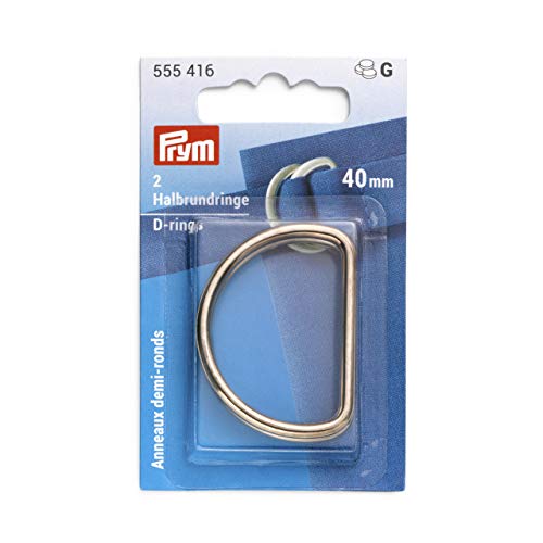 Prym 555416 40 mm New Gold Halbrundringe, Zinklegierung Prym 555416 40 mm New Gold Halbrundringe, Zinklegierung von Prym