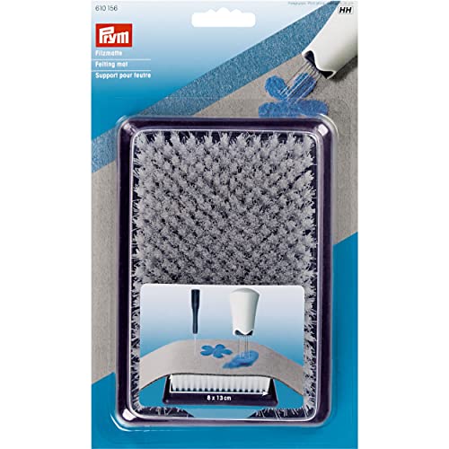 Prym 610156 Filzmatte 8 x 13 cm Felting Mat, Blue, One Size von Prym