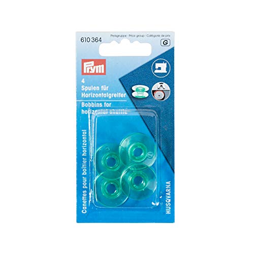 Prym 610364 Nähmaschinenspulen, Horizontalgreifer, 21,6mm, Plastik, transparent, 21,6 mm Prym 610364 Nähmaschinenspulen, Horizontalgreifer, 21,6mm, Plastik, transparent, 21,6 mm von Prym
