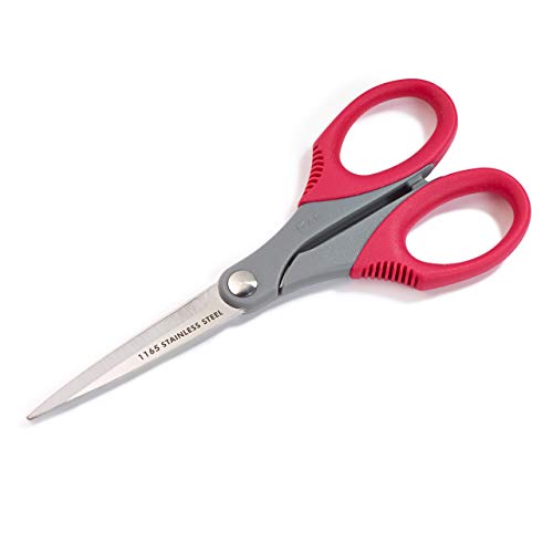 Prym 610522 HOBBY Nähschere 6 1/2'' 16,5 cm, Edelstahl, Rot Prym 610522 HOBBY Nähschere 6 1/2'' 16,5 cm, Edelstahl, Rot von Prym