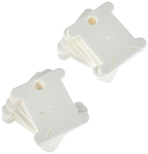 Prym 610706 Garnwickelkarten KST Thread Bobbins, Plastik, weiß, 7 x 5 x 3 cm Prym 610706 Garnwickelkarten KST Thread Bobbins, Plastik, weiß, 7 x 5 x 3 cm von Prym