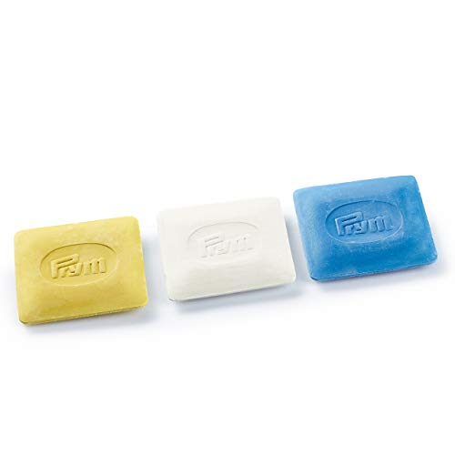 Prym 611.826 611826 Schneiderkreide-Platten, blau/gelb/weiß, 25 Stück Tailor's Chalk, Kreide, On Size, 2 Prym 611.826 611826 Schneiderkreide-Platten, blau/gelb/weiß, 25 Stück Tailor's Chalk, Kreide, On Size, 2 von Prym