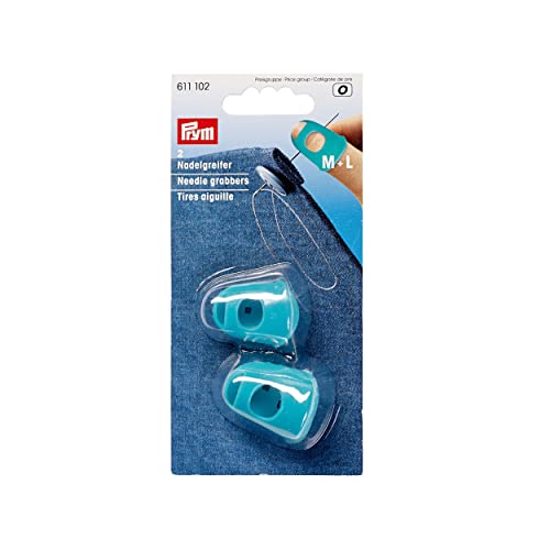 Prym 611102 Nagelgreifer, Silikon, Türkis, M und Größe L, 2 Stück, 14 x 7 x 2 cm von Prym