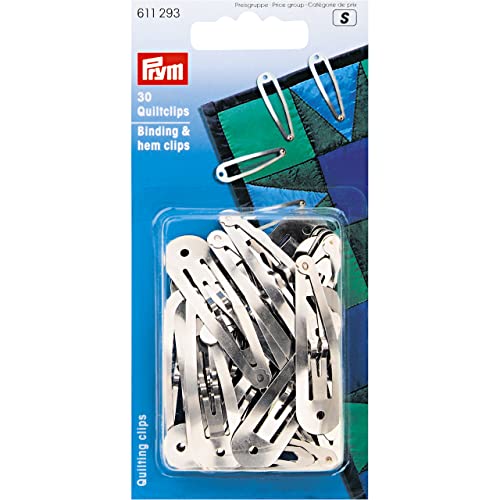 Prym 611293 Quilt Quilting Clips, Silber, 30 Stück Prym 611293 Quilt Quilting Clips, Silber, 30 Stück von Prym