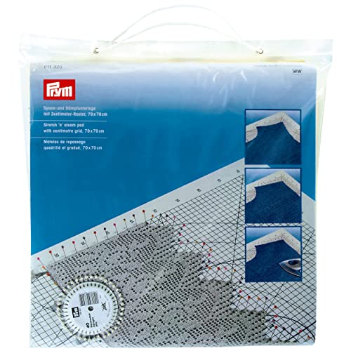 Prym 611320 Spann-und Dämpfunterlage 70 x 70 cm Stretch & Steam Pad, Polyurethan, weiß, 70x70 cm Prym 611320 Spann-und Dämpfunterlage 70 x 70 cm Stretch & Steam Pad, Polyurethan, weiß, 70x70 cm von Prym