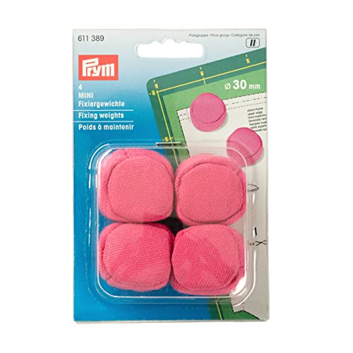 Prym 611389 Fixiergewichte Mini, 30 mm pink Prym 611389 Fixiergewichte Mini, 30 mm pink von Prym