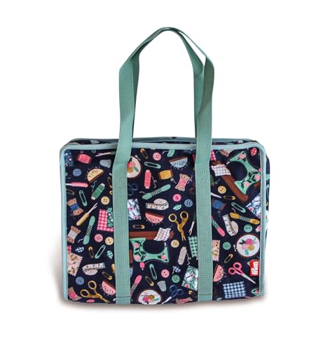 Prym 612061 Tasche, Baumwolle, marine, 34 x 26 x 9,5 cm von Prym