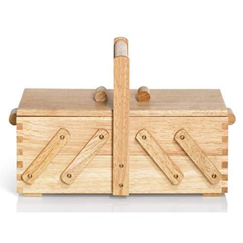 Prym 612545 Nähkasten/Nähkästchen aus hellem Holz, S, Beige, Braun Prym 612545 Nähkasten/Nähkästchen aus hellem Holz, S, Beige, Braun von Prym