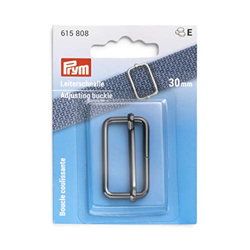 Prym 615808 30 mm Gunmetal Leiterschnalle, Stahl Prym 615808 30 mm Gunmetal Leiterschnalle, Stahl von Prym
