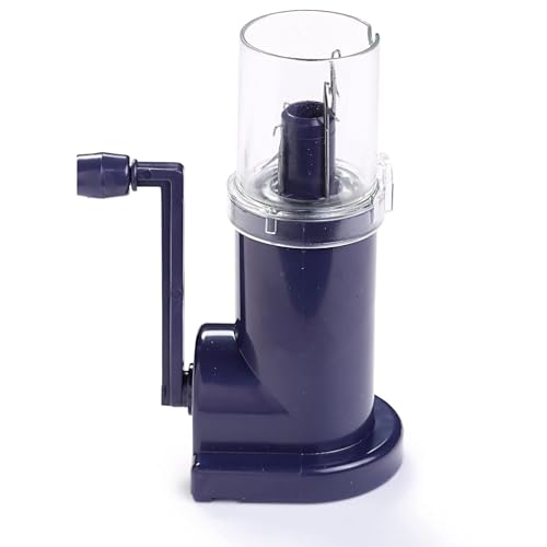 Prym 624145 Strickmühle | Manuelle Strickmaschine für Wolle 3–3,5 mm | Für Strickschläuche mit Kurbelbetrieb | Einfache Anwendung für Anfänger | Blau, kompakt (14×9×6 cm) von Prym