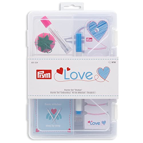 Prym 651.224 Embroidery Beginner Set, Kunststoff, Mehrfarbig, Einheitsgröße Prym 651.224 Embroidery Beginner Set, Kunststoff, Mehrfarbig, Einheitsgröße von Prym