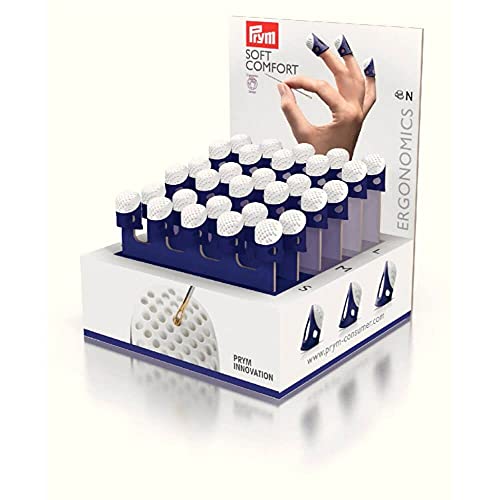 Prym 651750 Fingerhüte, Plastic, Weiss, Eine Grösse, 30 Count Prym 651750 Fingerhüte, Plastic, Weiss, Eine Grösse, 30 Count von Prym