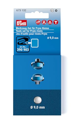 Prym 673132 Werkzeug Nieten, Set, blau, Ø 9 mm von Prym