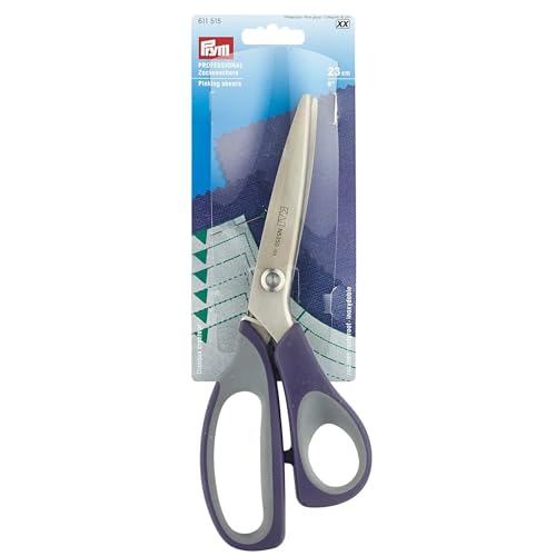 Prym 9" PROFESSIONAL Zackenschere 9'' 23 cm, Edelstahl, Lila von Prym