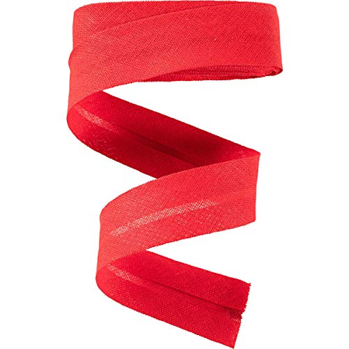 Prym 903271 Schrägband Baumwolle, rot, 100% CO, 20 mm Falzung: 40/20 mm | 30 m von Prym