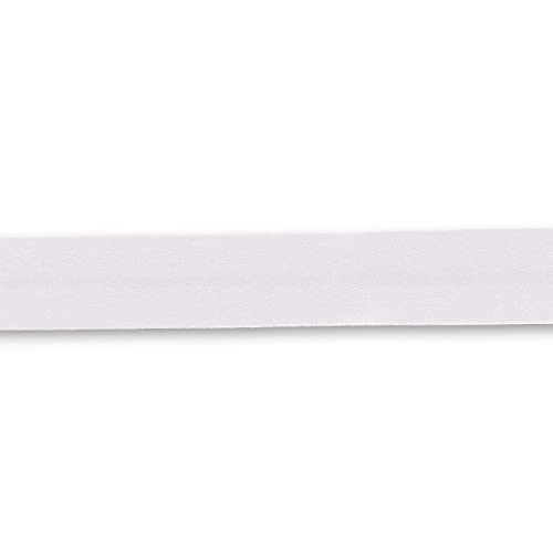 Prym 903610 Schrägband Duchesse, weiß, Polyester, 20 mm Falzung: 40/20 mm | 30 m von Prym