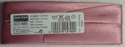 Prym 903885 Schrägband Duchesse, altrosa, 100% PES, 20 mm Falzung: 40/20 mm | 3,5 m Prym 903885 Schrägband Duchesse, altrosa, 100% PES, 20 mm Falzung: 40/20 mm | 3,5 m von Prym
