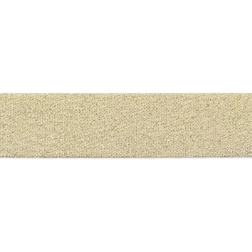 Prym 905820 Schrägband Lurex, gold, PES 37% LU 23% PA, 20 mm Falzung: 40/20 mm | 3,5 m von Prym