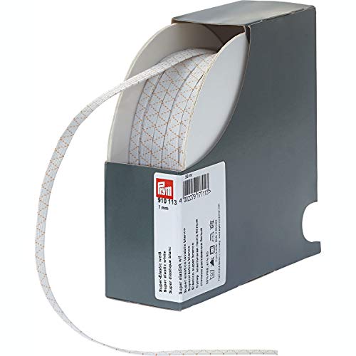 Prym 910-113 elastisch, White, weiß, 50 m von Prym