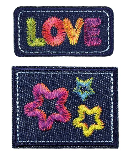 Prym 921491 Applikation Jeans LOVE, mehrfarbig Prym 921491 Applikation Jeans LOVE, mehrfarbig von Prym