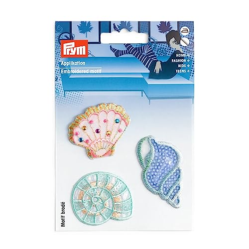 Prym 924298 Applikation selbstklebend/aufbügelbar Muscheln, blau Prym 924298 Applikation selbstklebend/aufbügelbar Muscheln, blau von Prym