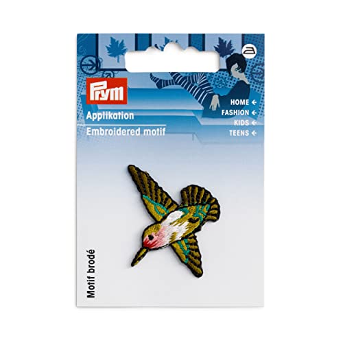 Prym 924306 Applikation Kolibri grün/bunt von Prym