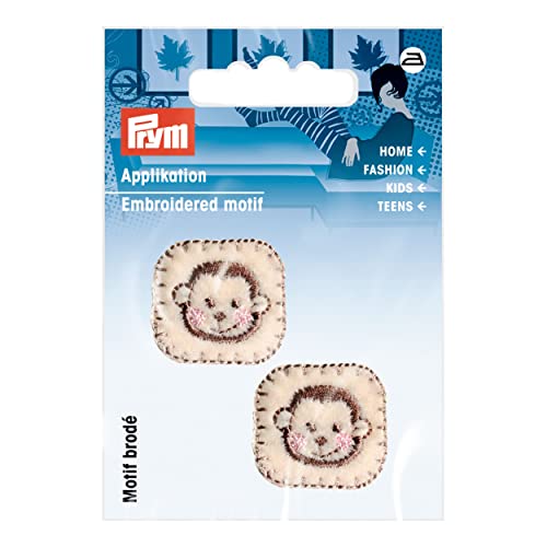 Prym 924316 Applikation Patches Affenkopf von Prym