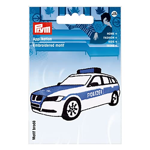 Prym 924327 Appl. Polizeiauto weiß/blau von Prym